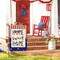 4th of July Garden Flag Home Sweet Home 12x18 Inch Double Sided Burlap, Star and Strip Patriotic American Flag Independence Day Memorial Day Yard Outdoor Decor DF305